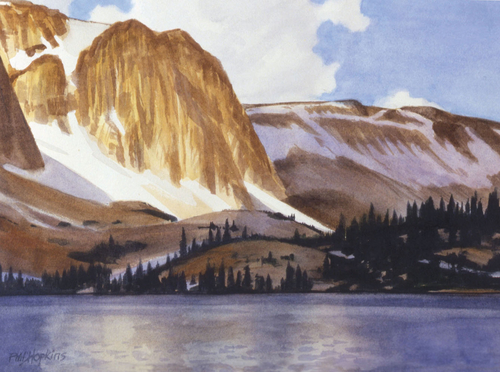 Painting-Snowy Mountains