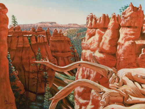 Painting-Landscape-Bryce Canyon View