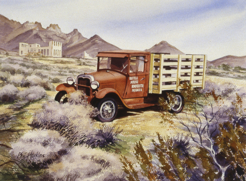 Painting-Western-Ghost of the Past