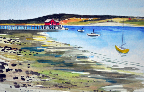Painting-Landscape-Penn Cove Vista