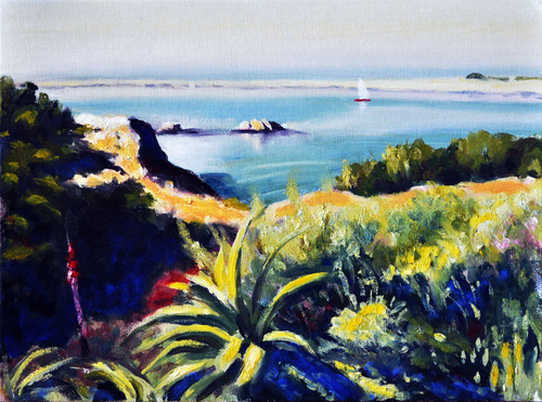 Painting-Floral-Newport Bay Entrance