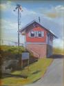 Peter Hunt - Landscape Painting Railroad art, oil painting - Landscape Painting