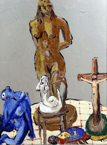 Still Life with sculpture