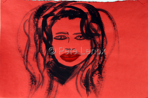 Woman in Red