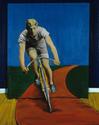 Mixed Media-Cyclist in Hopft's Photo Studio