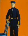 Painting--Acrylic-PortraitThe Enemy (1917 Style)