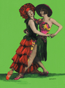 Painting--Acrylic-Pop ArtLatina Tango Dancers