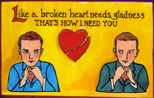 Drawing-Genre-Two Men in Love (Broken Hearts)