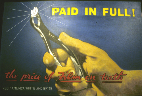 Painting-Pop Art-Dentists Keep America White and Brite