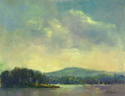 Painting--Oil-ImpressionismEarly Morning View of the St. Regis
