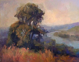 Painting--Oil-LandscapeFall View of the Mohawk River