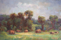 Painting--Oil-ImpressionismHay Bales in Berne, NY