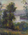 Painting--Oil-ImpressionismLate Day Light