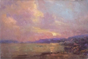 Painting--Oil-ImpressionismSetting Sun