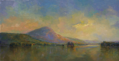 Painting-Light on the Mountains - Lake George