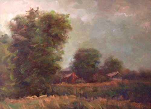 Painting-Breeze on the Field