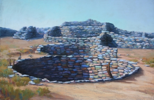 Painting-Southwestern-Quail at Abo