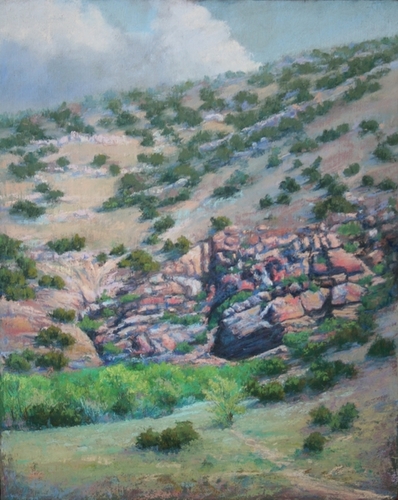 Painting-Landscape-Carnuel Canyon Shadows