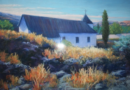 Painting-Landscape-Mogollon Mission