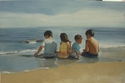 Four Children on the Beach