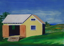 Painting--Acrylic-LandscapeSunny Barn