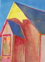 Painting--Watercolor-ConceptualIsland Sanctuary