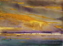 Painting--Watercolor-LandscapeBreaking Through