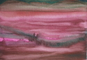 Painting--Watercolor-LandscapePink Landscape