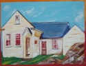 Painting--Acrylic-LandscapeMonhegan Schoolhouse