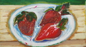 Painting--Acrylic-Still LifeStrawberry Picnic