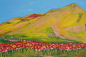 Painting--Acrylic-LandscapeSummer in the Mountains