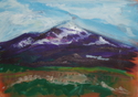 Painting--Acrylic-LandscapeMountain Storm