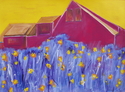 Painting--Acrylic-ExpressionistCornflowers