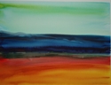 Painting--Watercolor-ExpressionistBlue Lagoon
