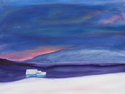 Painting--Watercolor-LandscapeThe Hush of Nightfall