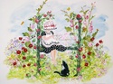 %22H%22%20%20Young%20girl%20in%20flower%20garden (thumbnail)