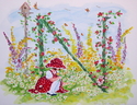 %22N%22%20%20Young%20girl%20in%20flower%20garden (thumbnail)