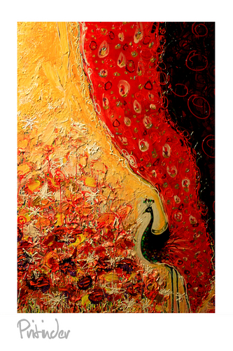 Painting-Acrylic-yellow sunrise