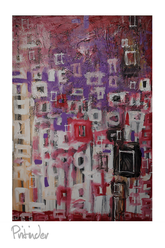 Painting-Acrylic-Urban Plume