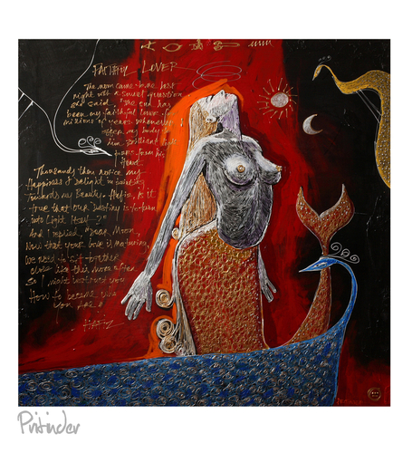 Painting-Acrylic-Hafiz on Love