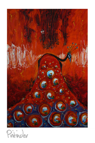 Painting-Acrylic-Red One