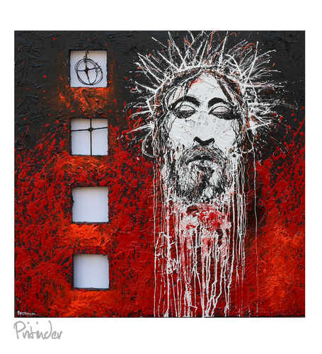 Painting-Acrylic-Crown of Thorns