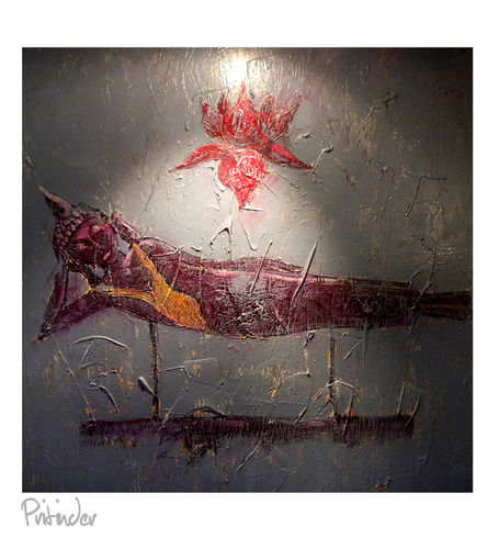 Painting-Sleeping Buddha