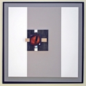 SOLD/GUSTAV WATERCOLOR CONSTRUCTION # 3 ( 15 )