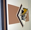 GUSTAV WATERCOLOR CONSTRUCTION # 7 ( 7 )  SIDE VIEW (SOLD)