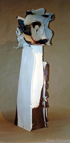 Sculpture-Ceramic-ASCENT 4     2008   SIDE VIEW