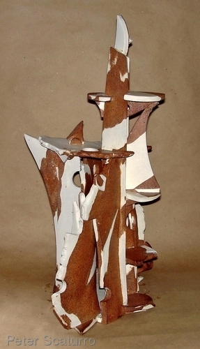Sculpture-Ceramic-ASCENT 6    2008   SIDE VIEW