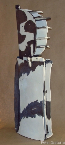 Sculpture-LOUVERED ASCENT  2008  BACK VIEW