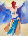 Bellydancer in Spotlight