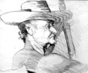 Head, Rod in Hat